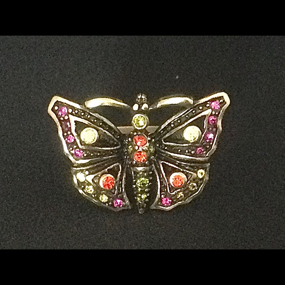 NEW Heidi Daus Butterfly Ring Size 7